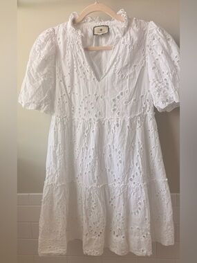 Tuckernuck White Eyelet Mini Dress